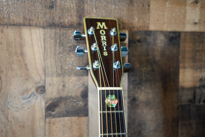 Morris W-39M Acoustic Guitar 1979 Natural Made in Japan MIJ w/ Case
