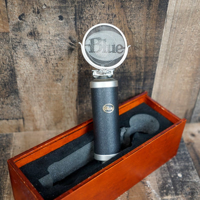 Blue Baby Bottle Large Diaphragm Cardioid Condenser Microphone w/ Pop Filter, Box