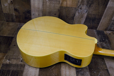 Alvarez AJ-60SC NAT 2002 Natural Maple Jumbo Acoustic Electric Cutaway Guitar w/ Case