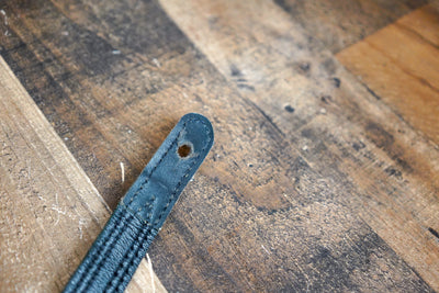 Al Bane for Leather Black Leather Guitar or Bass Strap