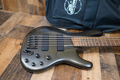 Ibanez EDB605 Ergodyne Bass 1999 Pewter 5 String w/ Bag