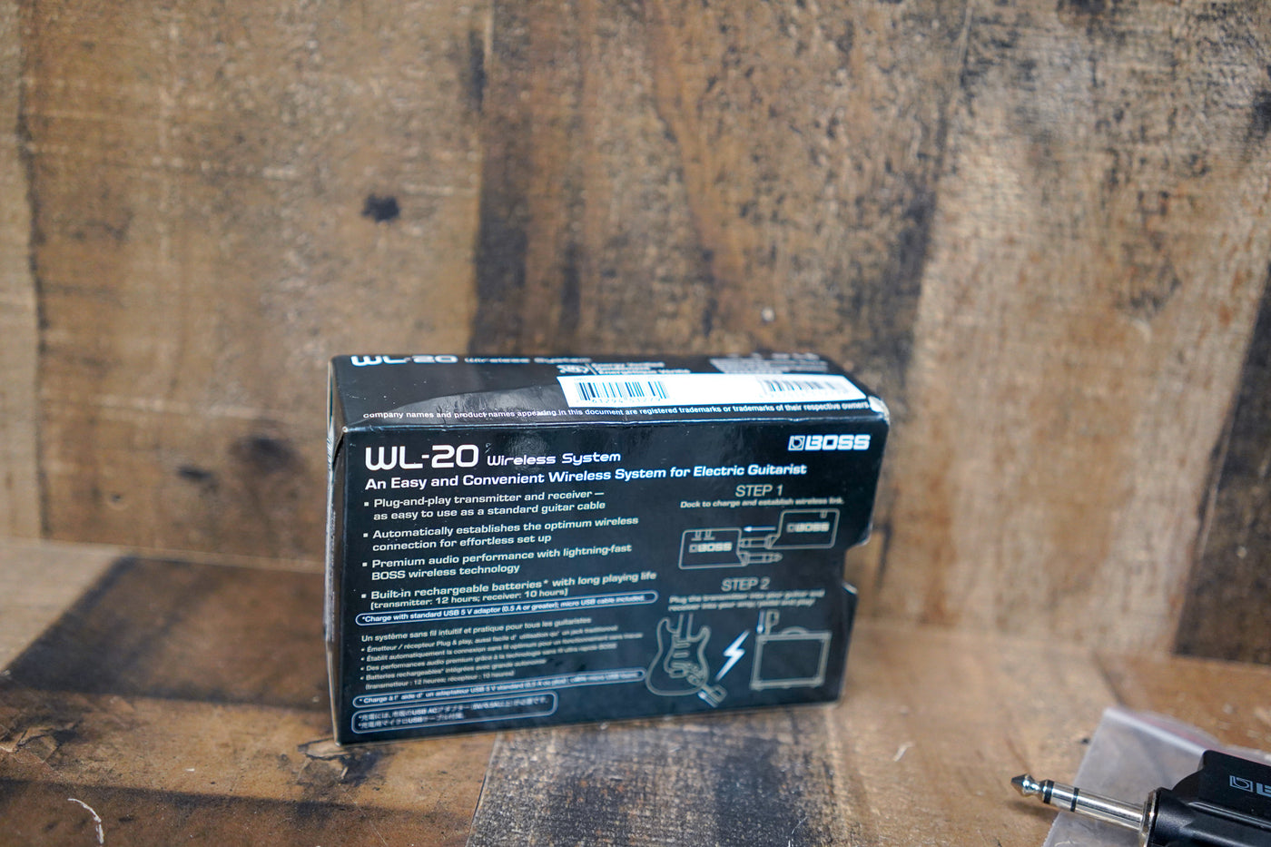 Boss WL-20 Wireless Guitar or Bass Instrument System in Box
